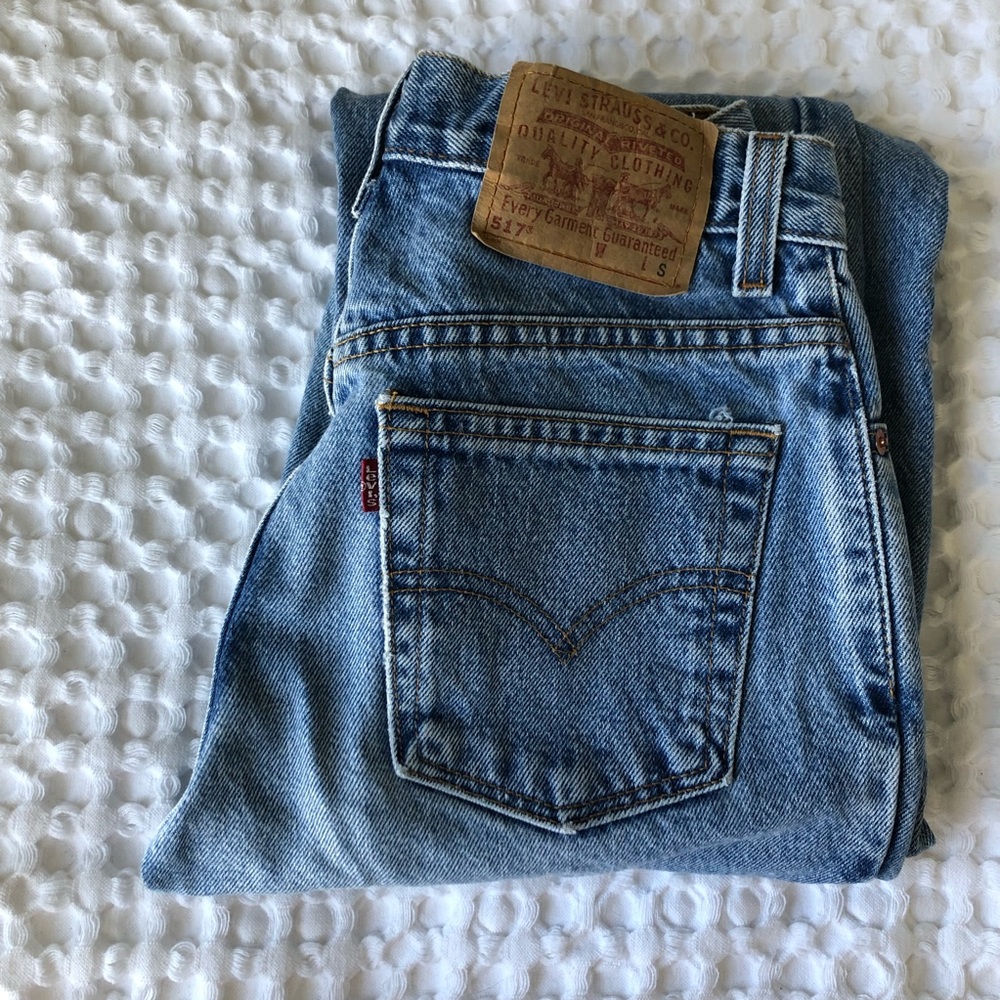 Levi’s ‘517’  Cropped Vintage Jeans
